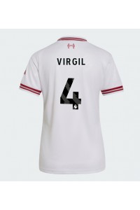 Liverpool Virgil van Dijk #4 Fotballdrakt Borte Klær Dame 2026-27 Korte ermer